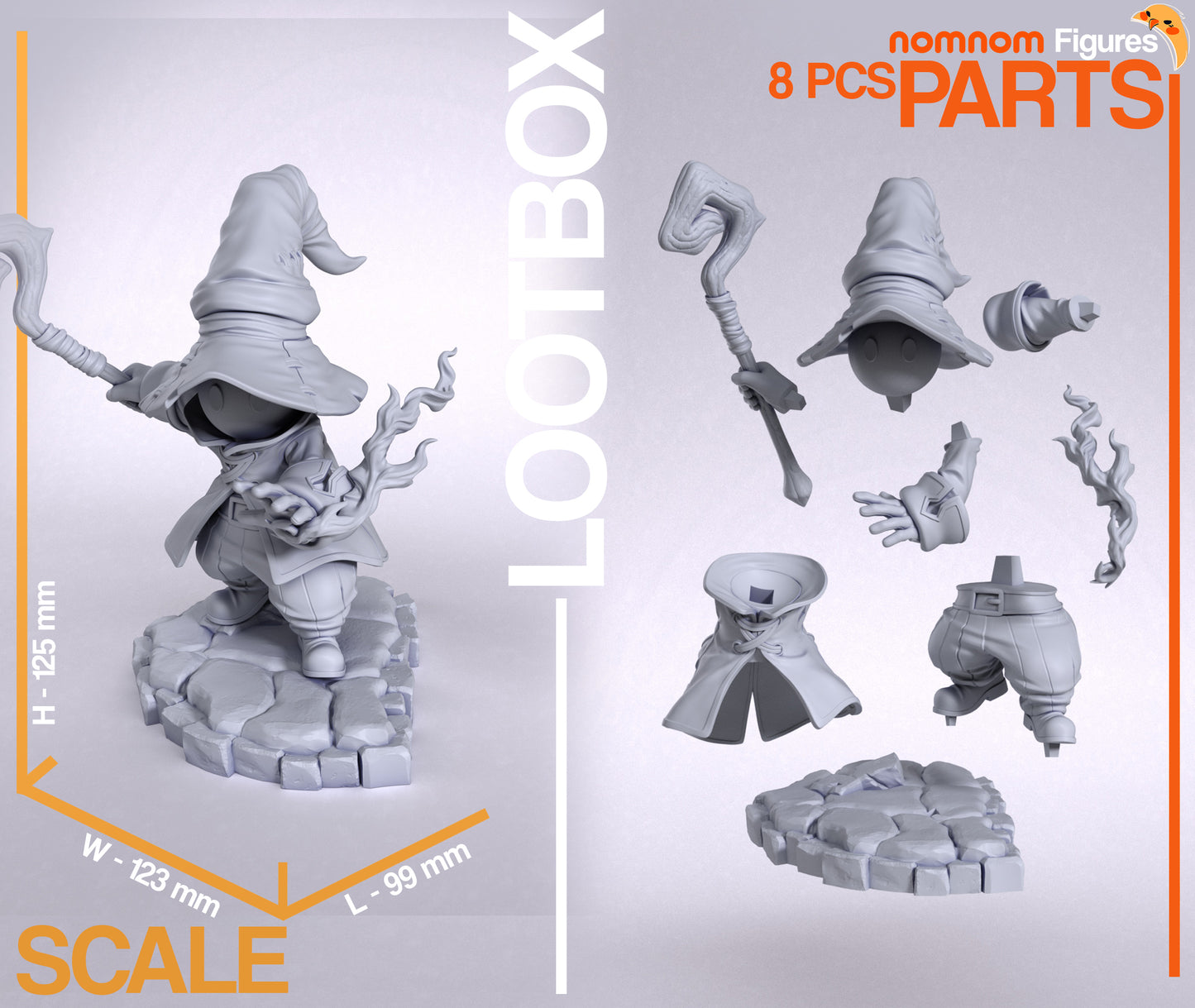 Figura de Resina - Vivi Ornitier - Final Fantasy IX