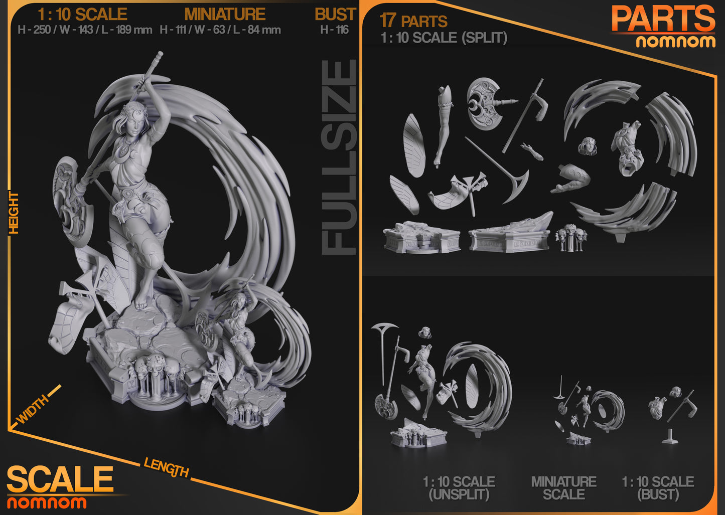 Figura de Resina - Melinoe - Hades 2