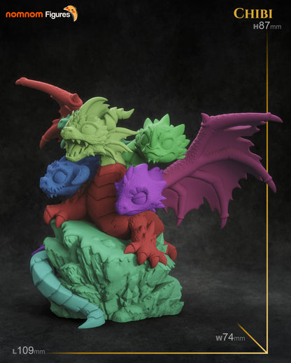 Figura chibi Tiamat en resina, foto 10