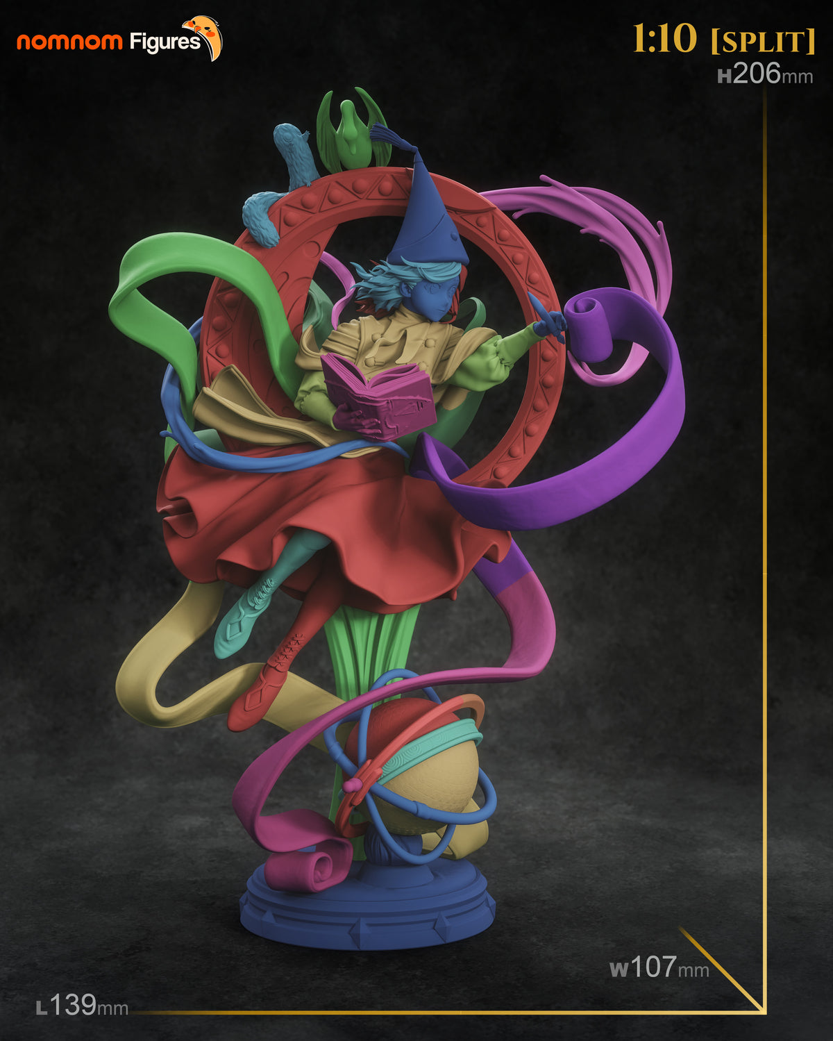 Figura Coco Witch Hat Atelier en resina, foto 11