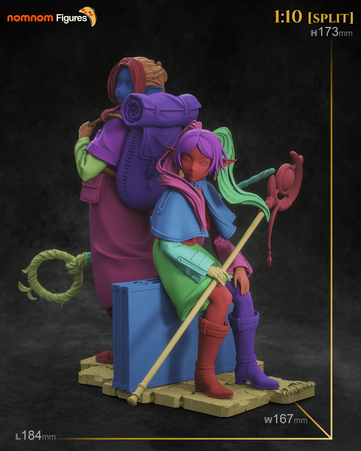 Figura Marcille x Frieren en resina, foto 10