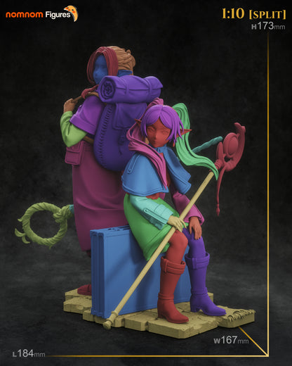 Figura Marcille x Frieren en resina, foto 10