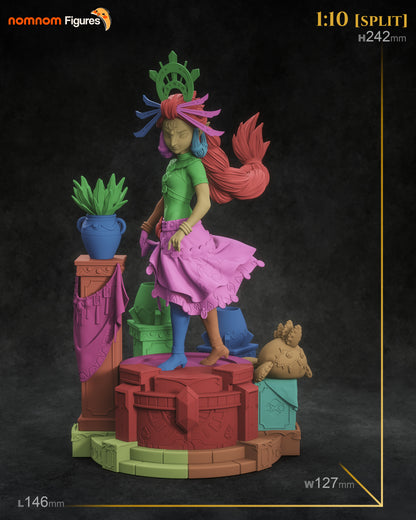 Figura Riju Zelda Breath of the Wild en resina, foto 14