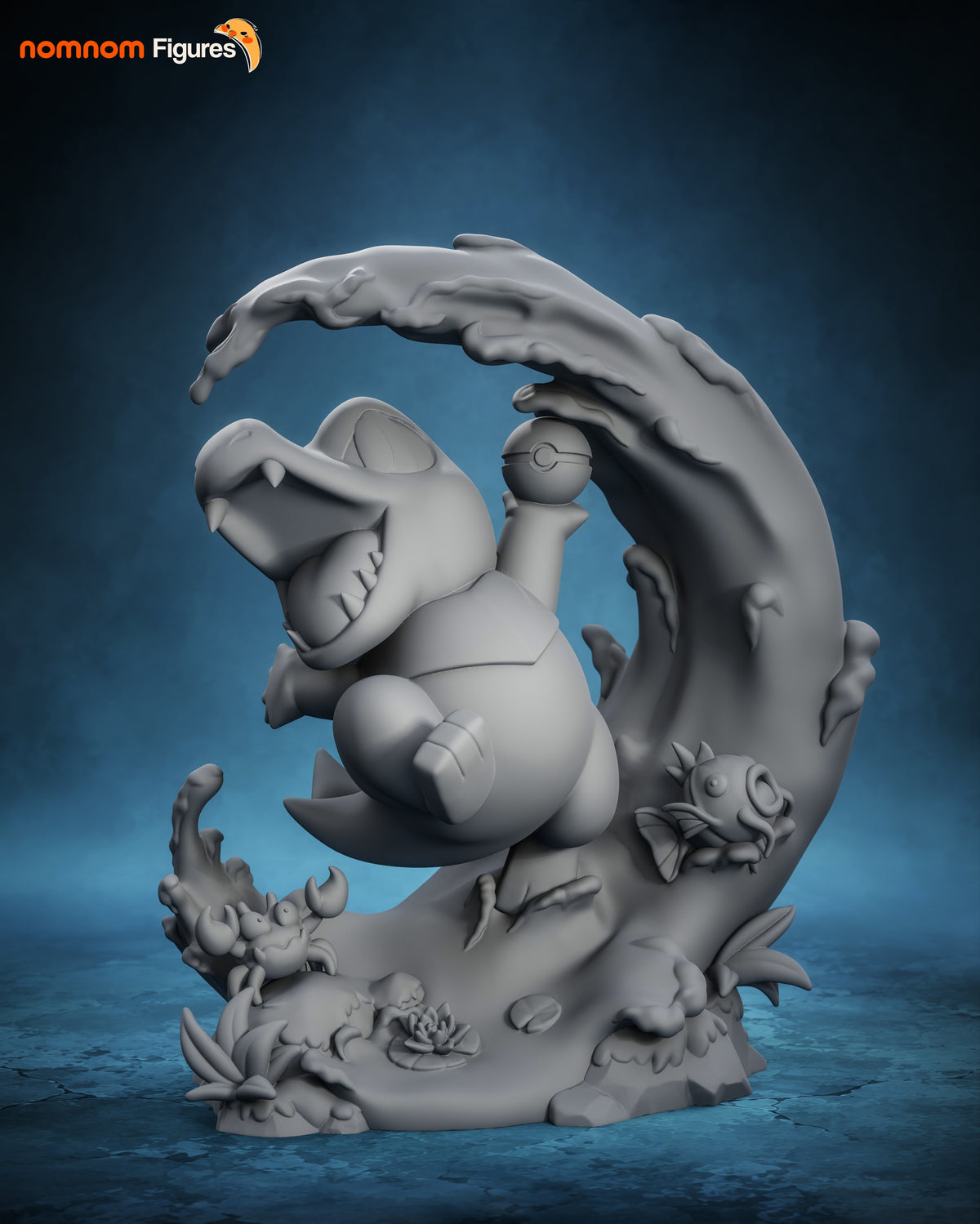Figura chibi Totodile Pokémon en resina, foto 7