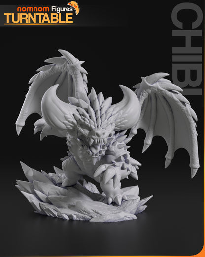 Figura de Resina Chibi - Nergigante - Monster Hunter World