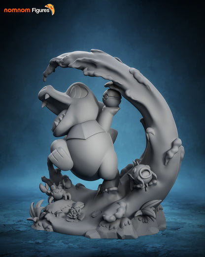 Figura chibi Totodile Pokémon en resina, foto 9