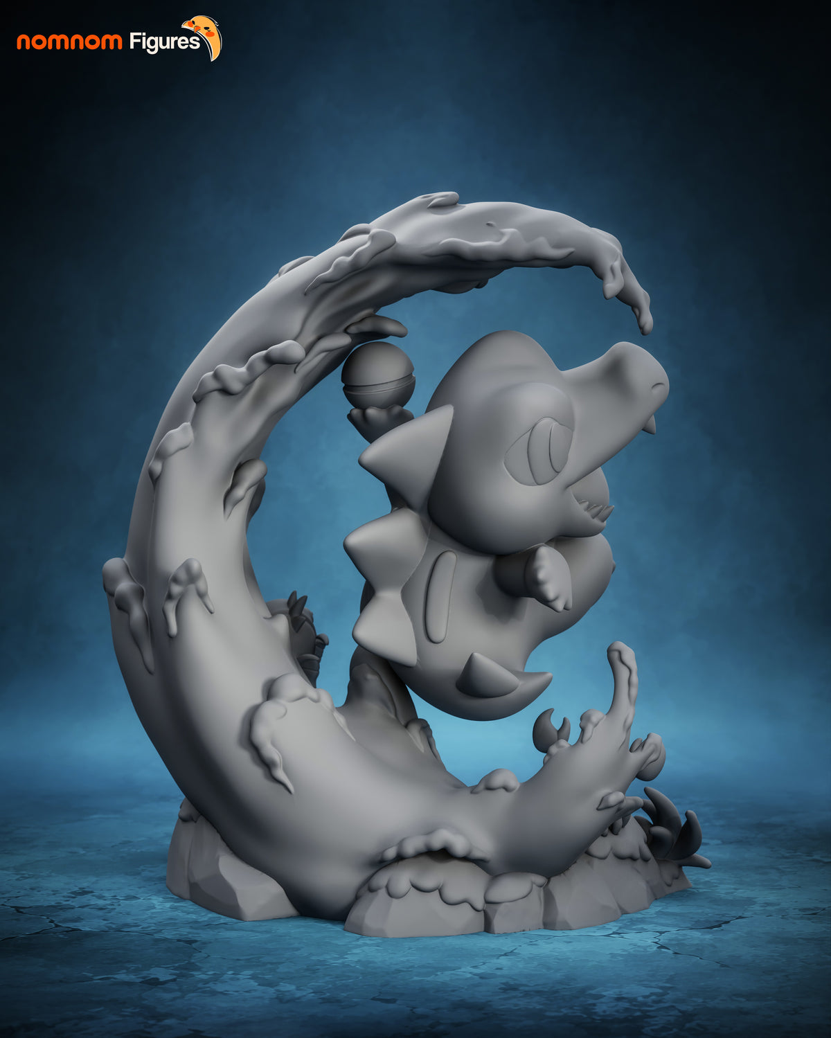 Figura chibi Totodile Pokémon en resina, foto 10