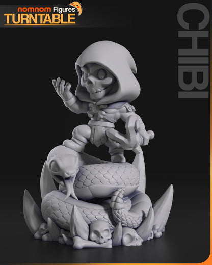 Figura de Resina Chibi - Skeletor - He-Man