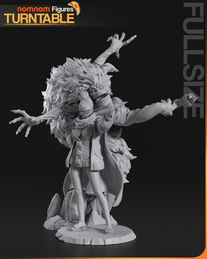 Figura de Resina - Seiko & Turbo Vieja - Dandadan