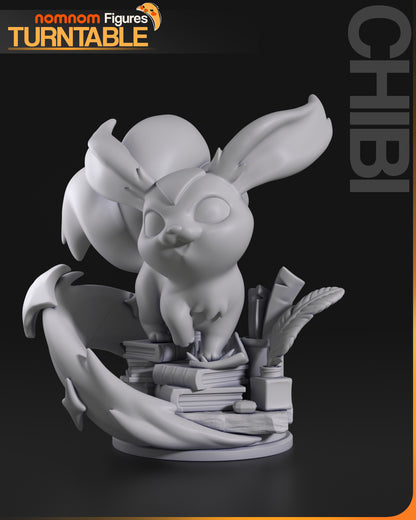 Figura chibi Carbuncle Final Fantasy XIV en resina, foto 4