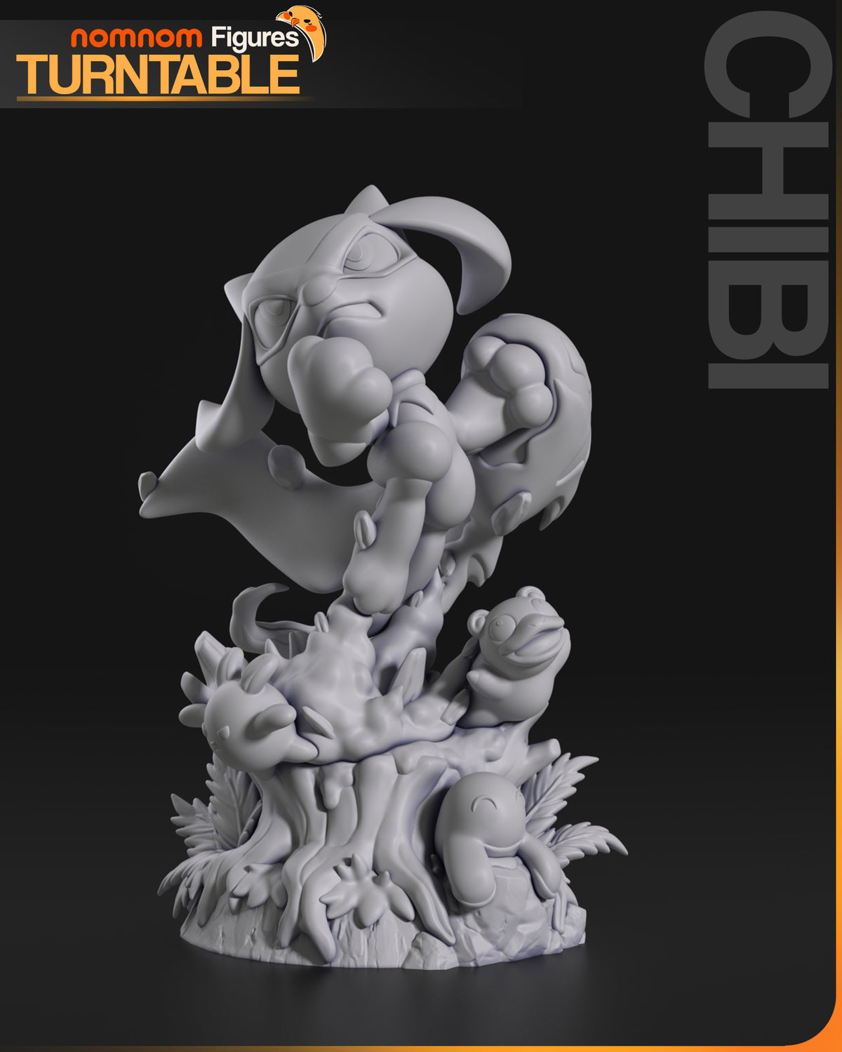 Figura chibi Riolu Pokémon en resina, foto 4