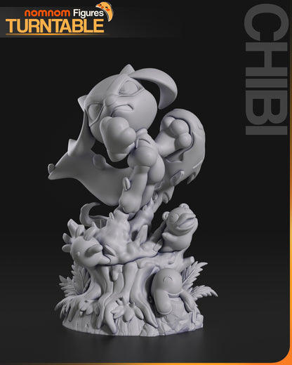 Figura chibi Riolu Pokémon en resina, foto 4