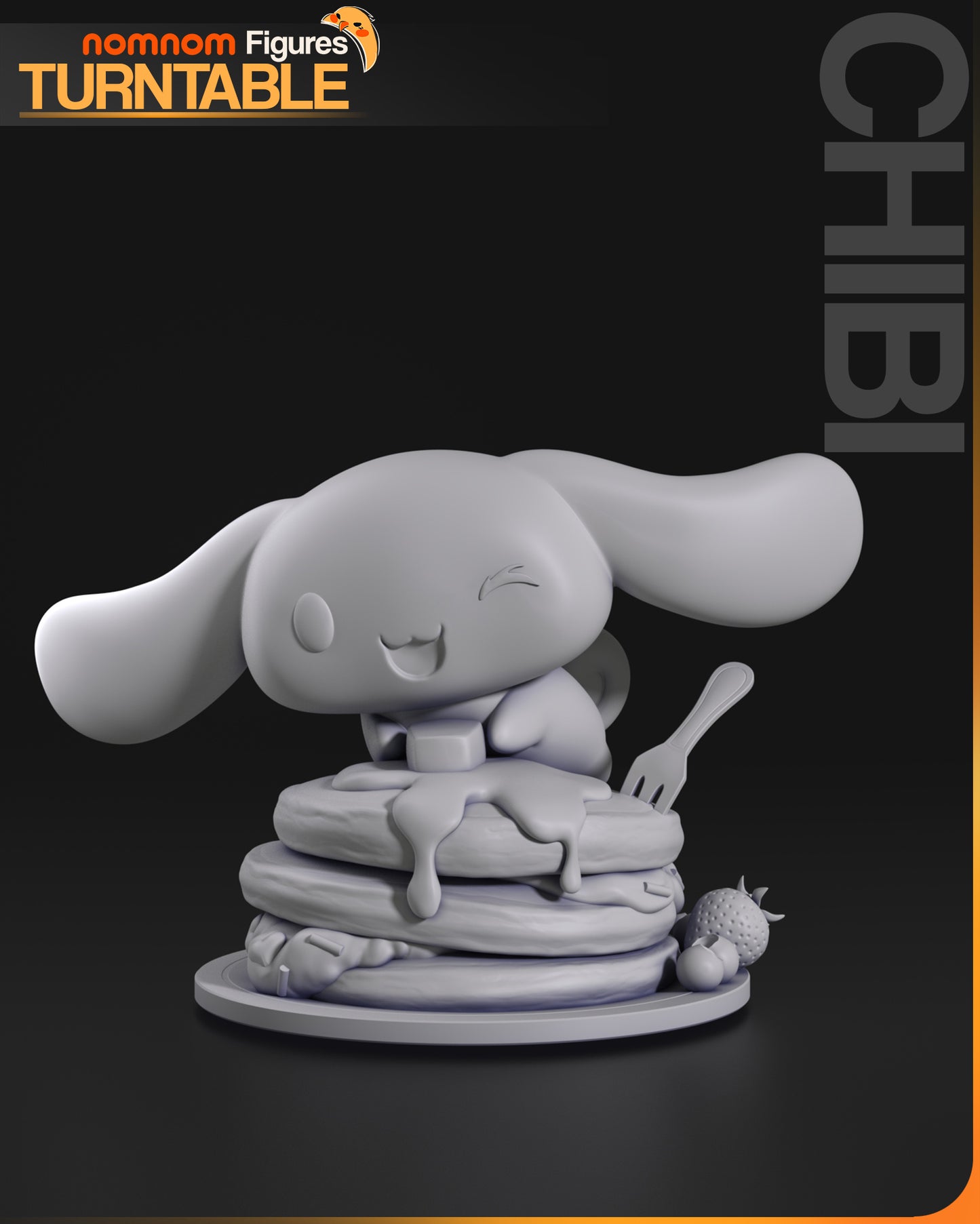 Figura de Resina Chibi - Cinnamoroll - Hello Kitty