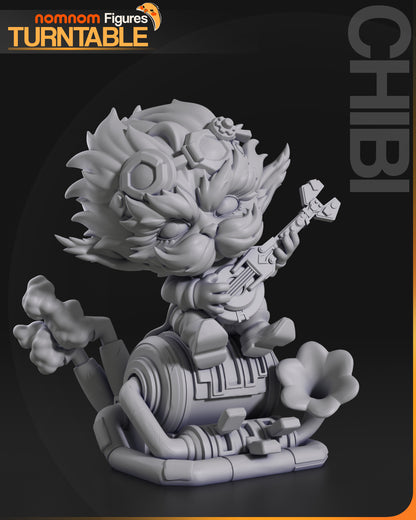 Figura de Resina Chibi - Heimerdinger - League of Legends