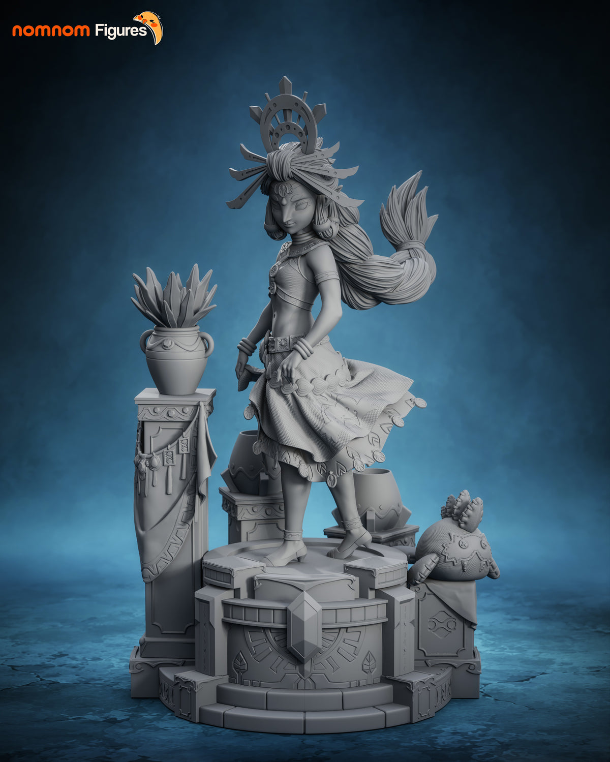 Figura Riju Zelda Breath of the Wild en resina, foto 15