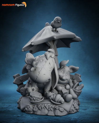 Figura chibi Igor Eeyore en resina, foto 12