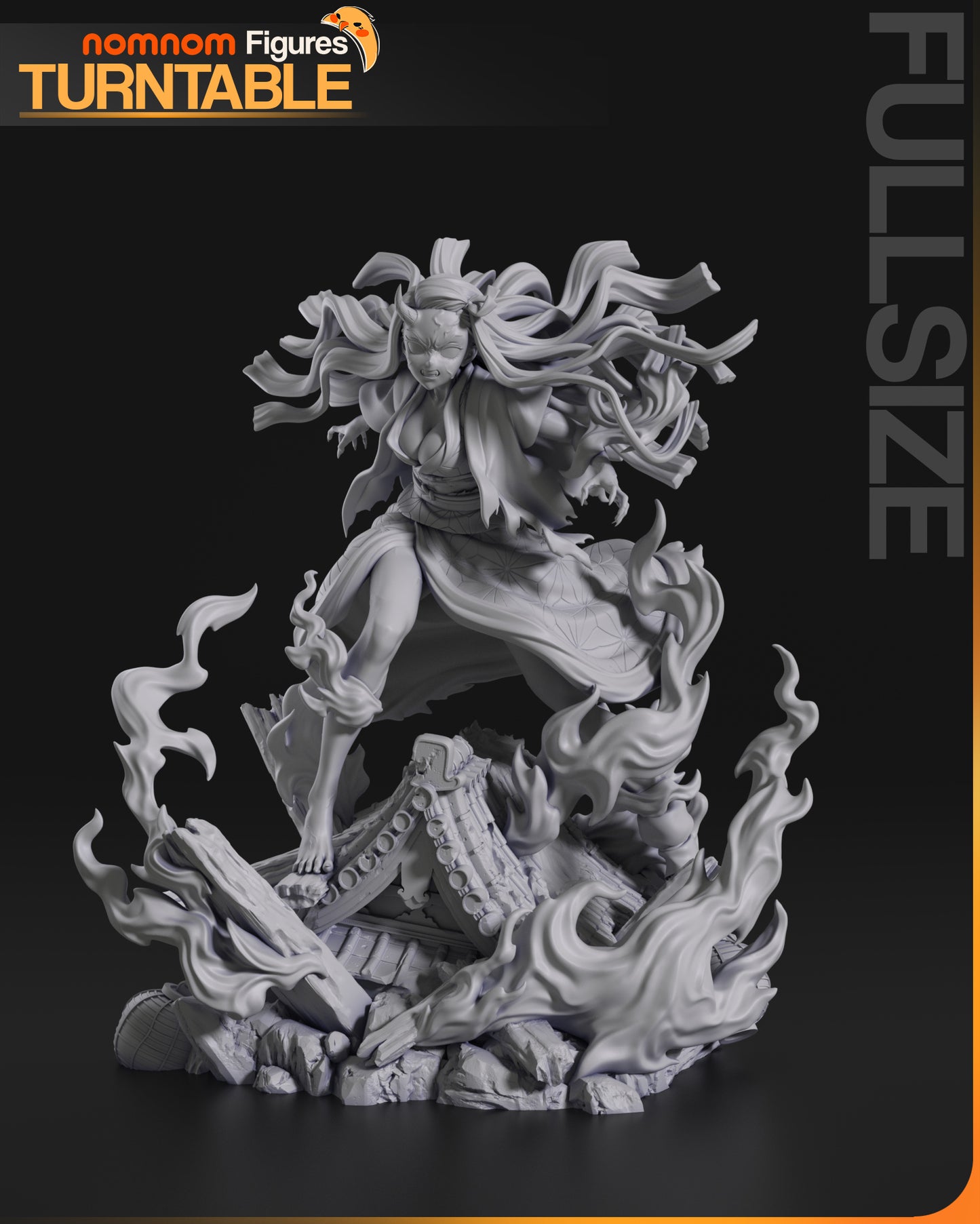 Figura de Resina - Nezuko - Kimetsu No Yaiba / Demon Slayer