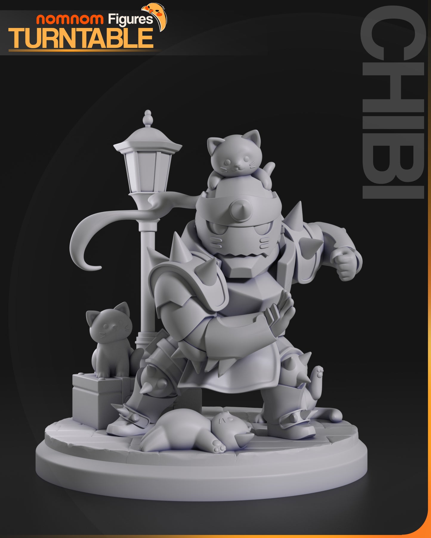 Figura de Resina Chibi - Alphonse Elric - Full Metal Alchemist