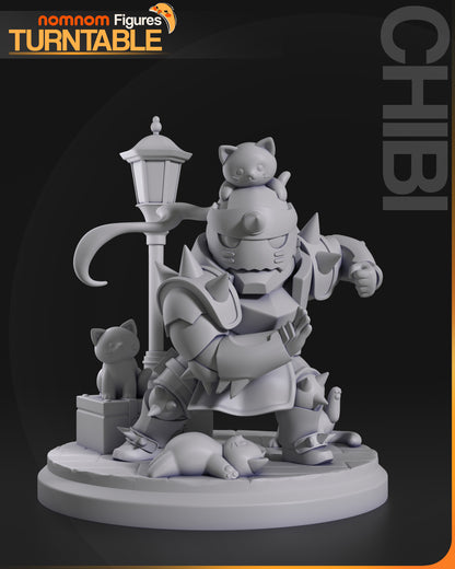 Figura de Resina Chibi - Alphonse Elric - Full Metal Alchemist