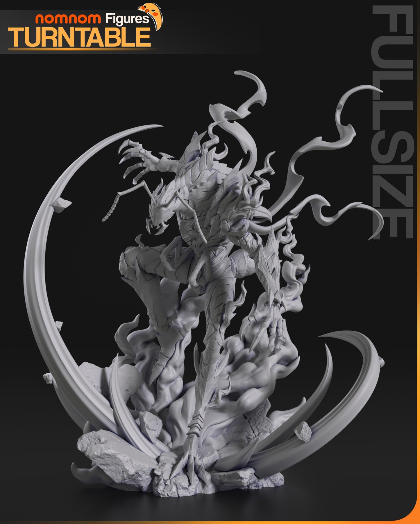 Figura de Resina - Shadow Beru - Solo Leveling