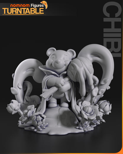Figura de Resina Chibi - Winnie the Pooh - Disney Lorcana Version