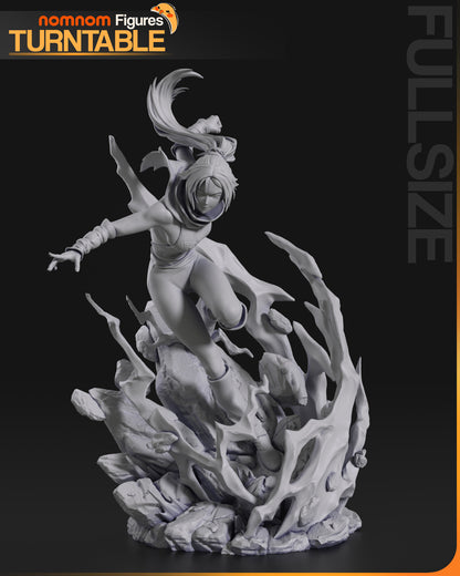 Figura Yoruichi Bleach en resina, foto 13