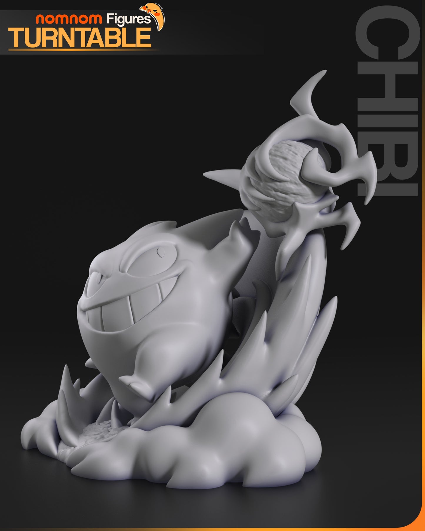 Figura de Resina Chibi - Gengar - Pokemon