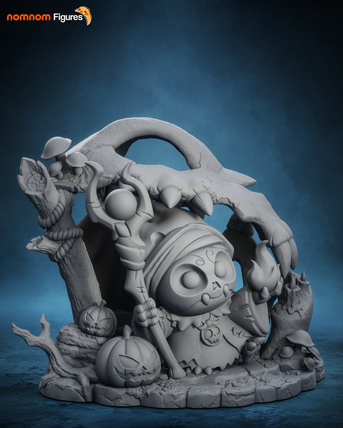 Figura Keeper of the Forgotten NomNom en resina, foto 13