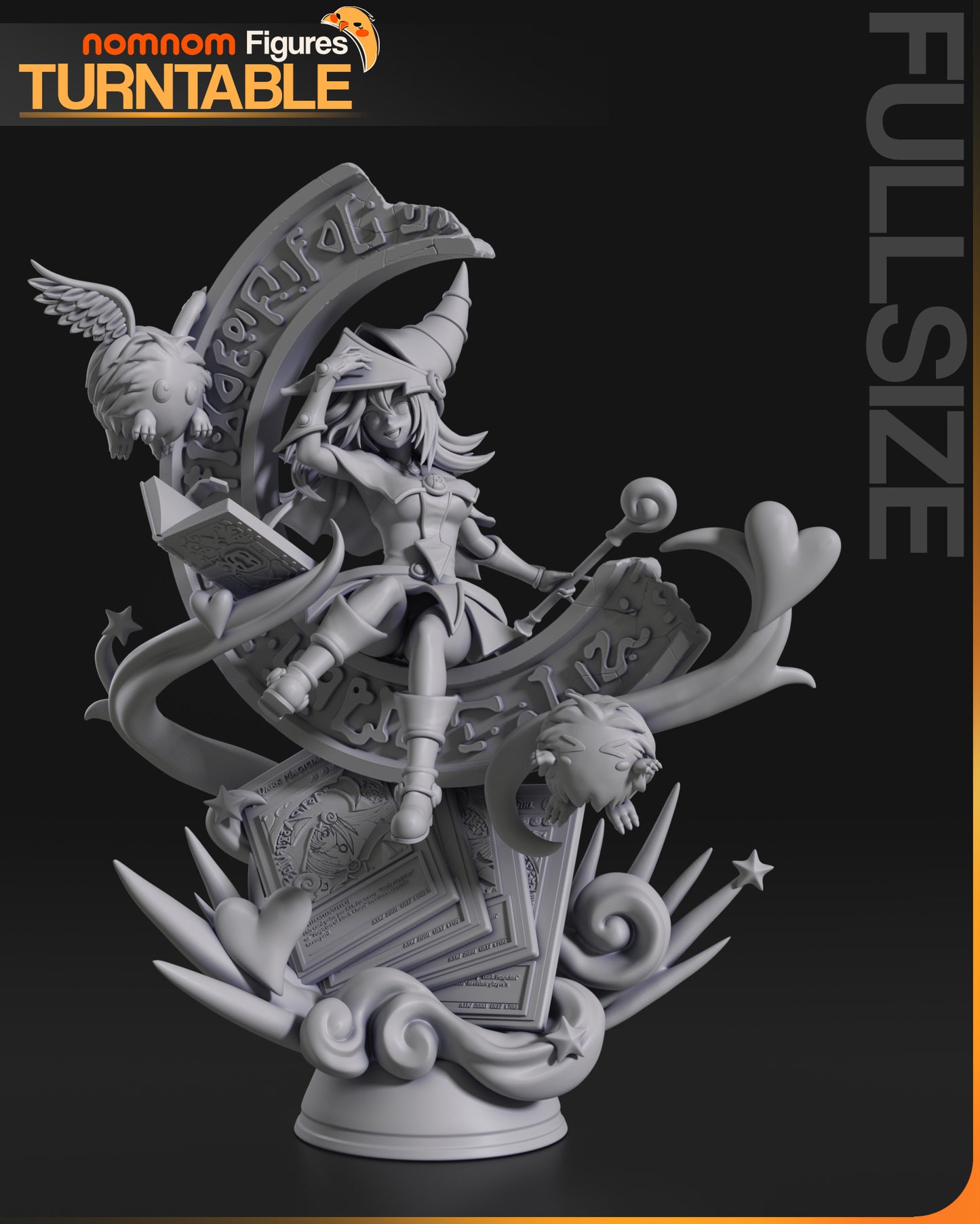 Figura de Resina - Maga Oscura - Yu-gi-oh!