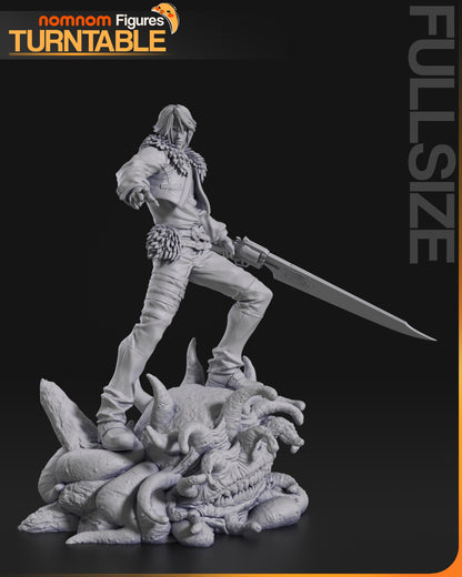 Figura de Resina - Squall Leonhart - Final Fantasy VIII