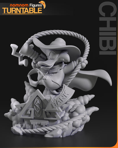 Figura de Resina Chibi - Pato Darwing - Pato Darwing