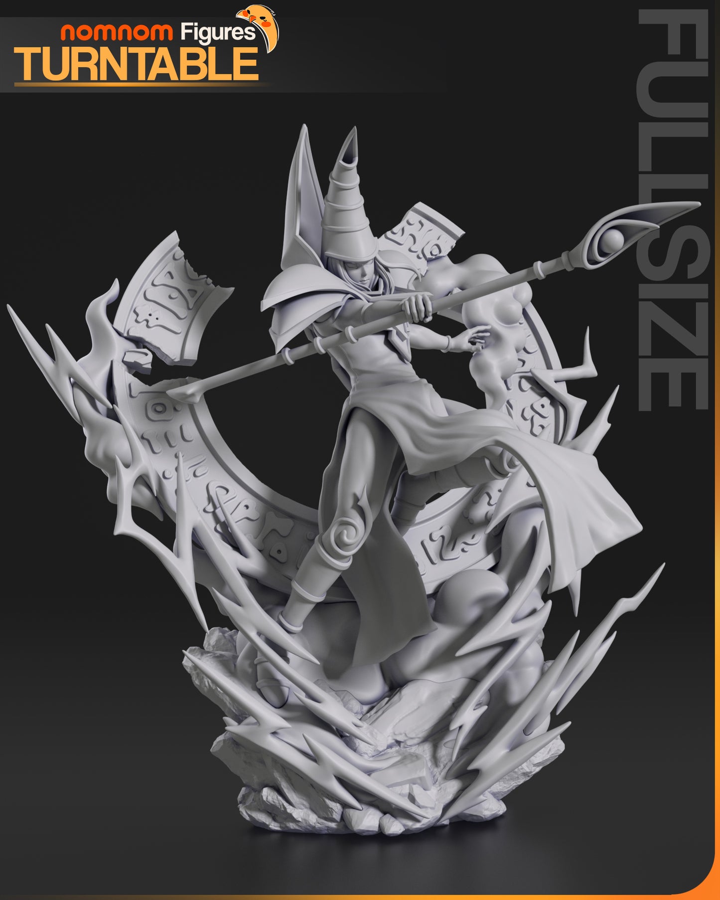 Figura de Resina - Mago Oscuro - Yu-gi-oh!