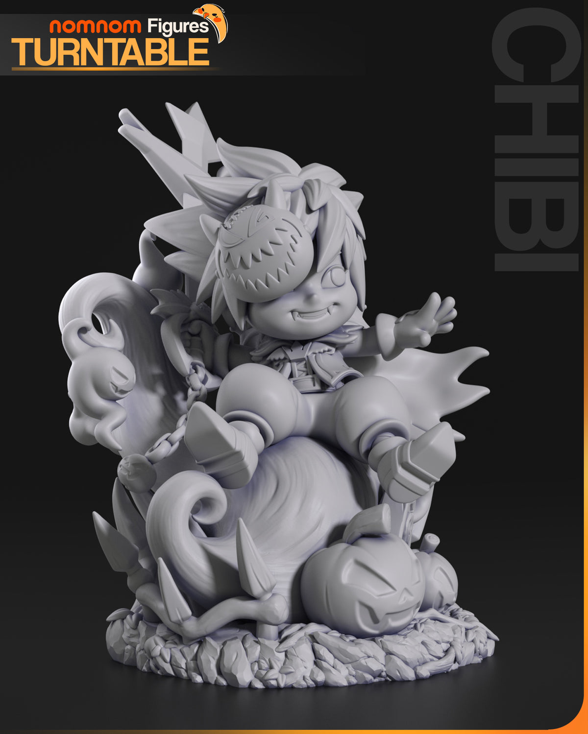 Figura chibi Sora Halloween Kingdom Hearts en resina, foto 5