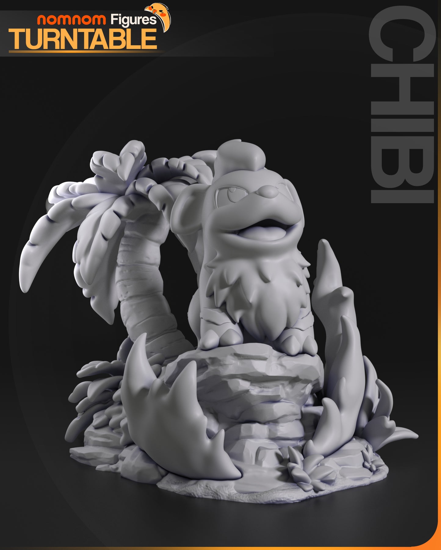 Figura de Resina Chibi - Growlithe - Pokemon