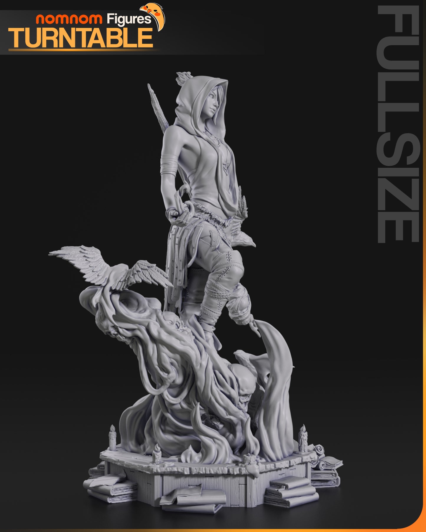Figura de Resina - Morrigan - Dragon Age
