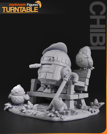 Figura de Resina Chibi - R2D2 - Star Wars