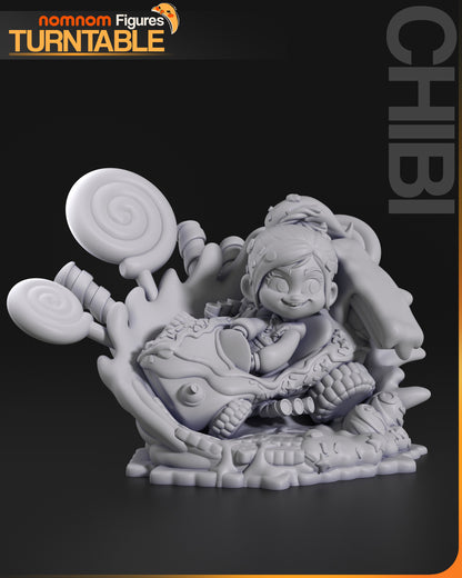 Figura de Resina Chibi - Vanellope - Rompe Ralph