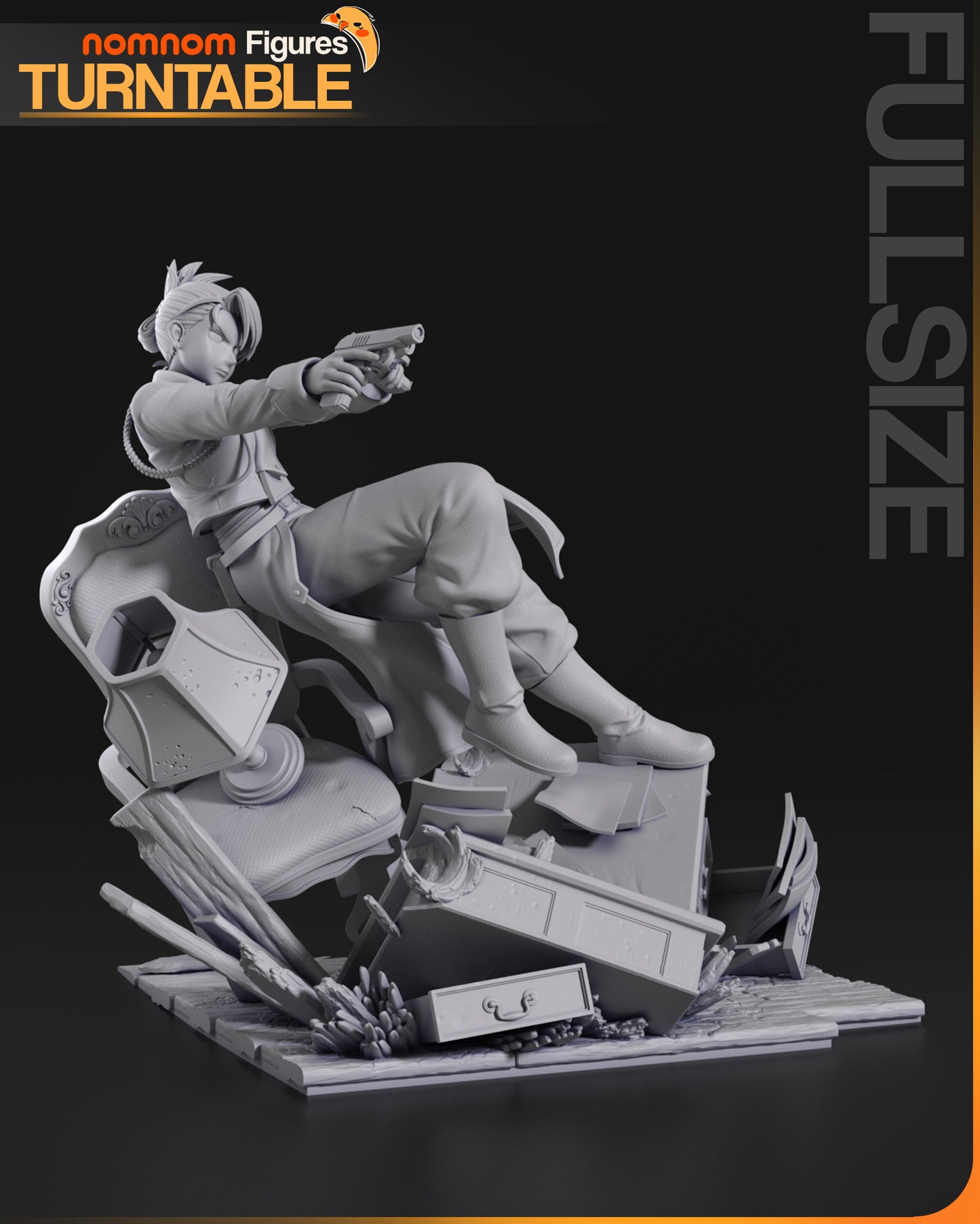 Figura de Resina - Riza Hawkeye - Fullmetal Alchemist
