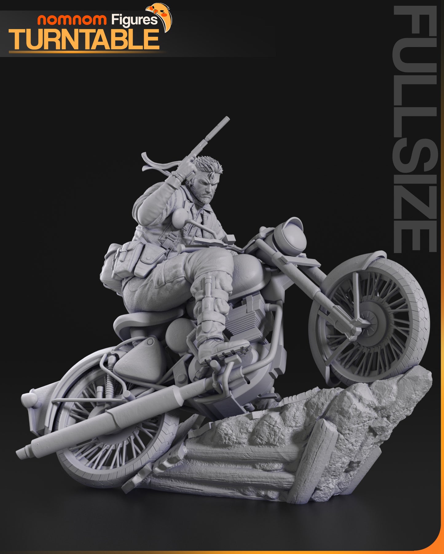 Figura de Resina - Naked Snake - Metal Gear Solid Snake Eater