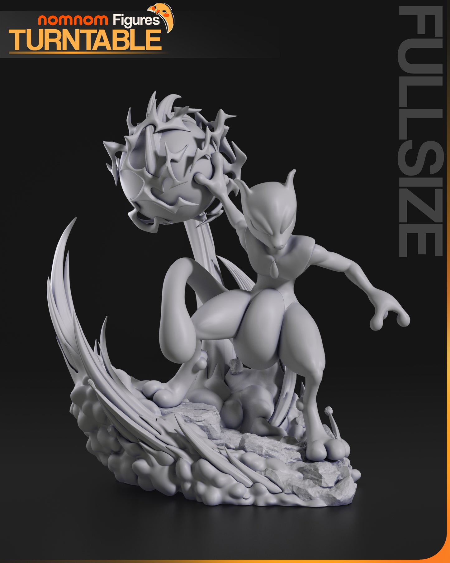 Figura de Resina - Mewtwo - Pokemon