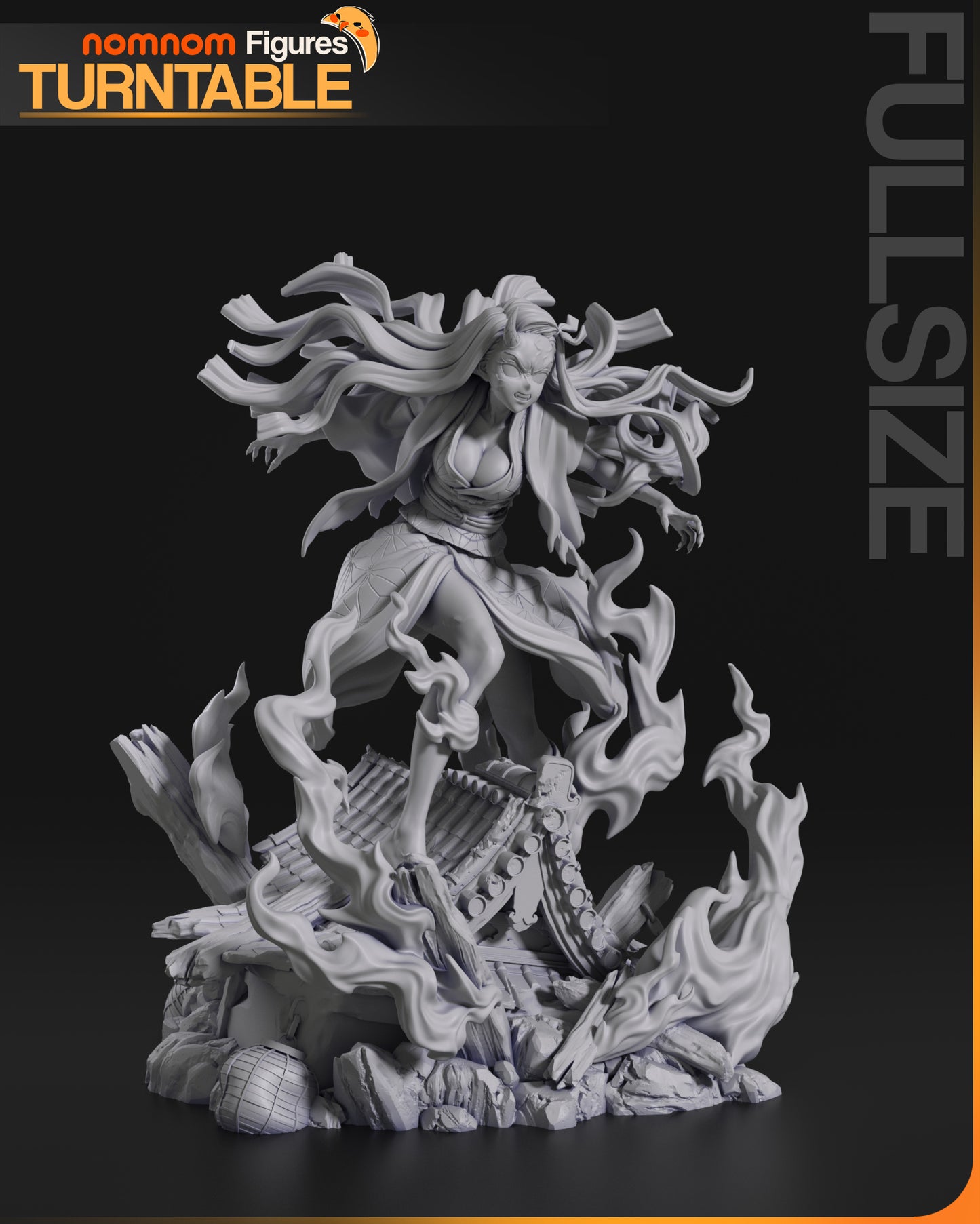 Figura de Resina - Nezuko - Kimetsu No Yaiba / Demon Slayer