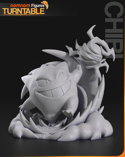 Figura de Resina Chibi - Gengar - Pokemon