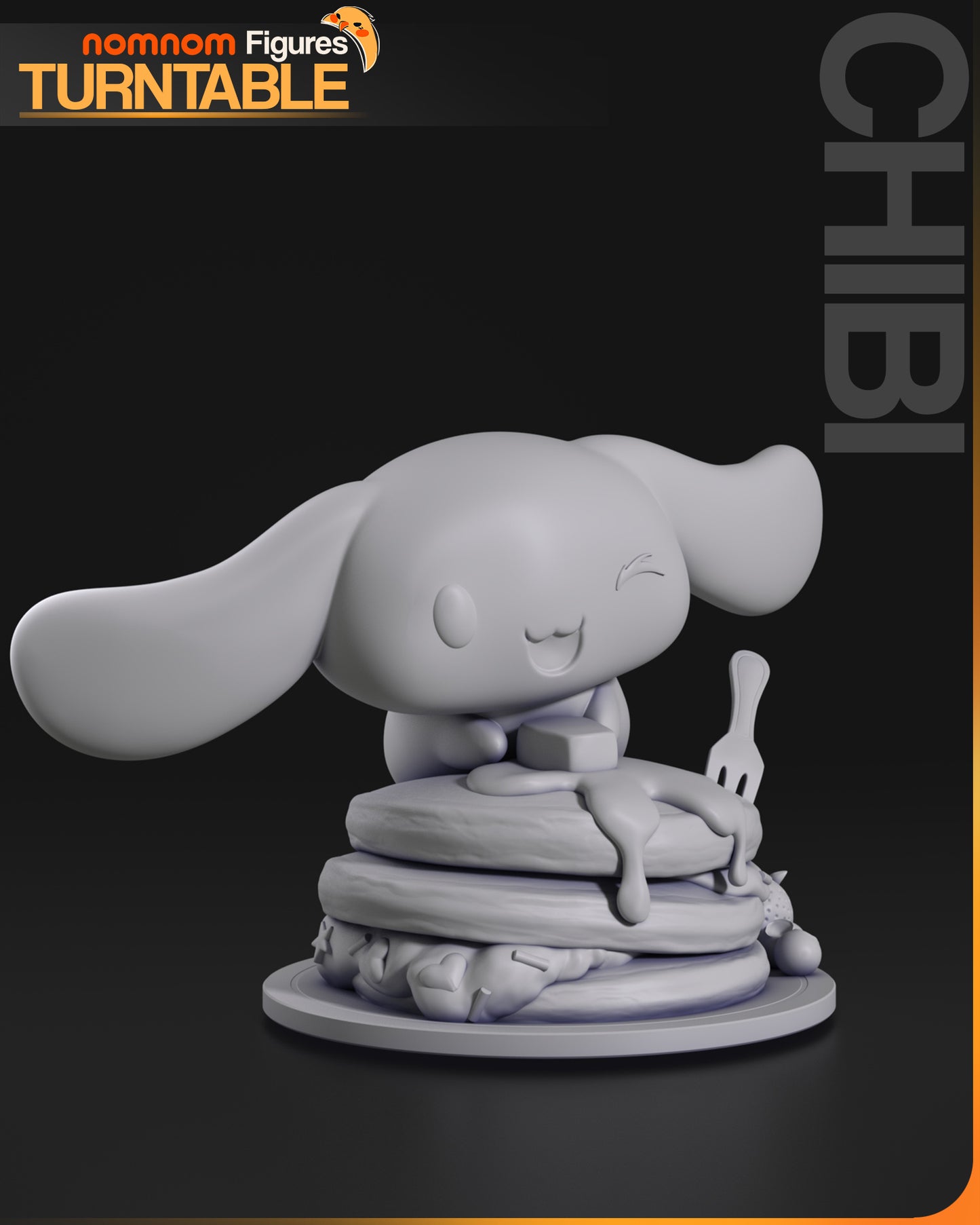 Figura de Resina Chibi - Cinnamoroll - Hello Kitty
