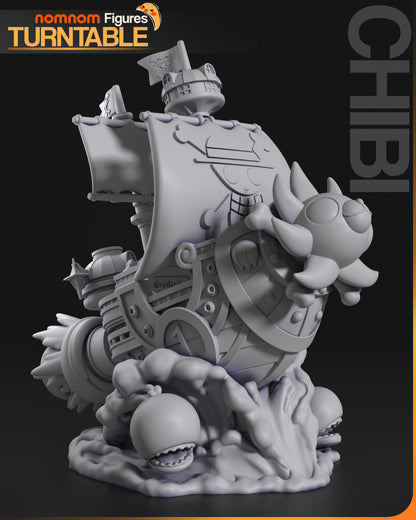 Figura de Resina Chibi - Thousand Sunny - One Piece