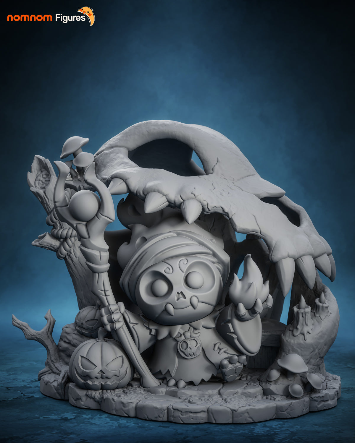 Figura Keeper of the Forgotten NomNom en resina, foto 14