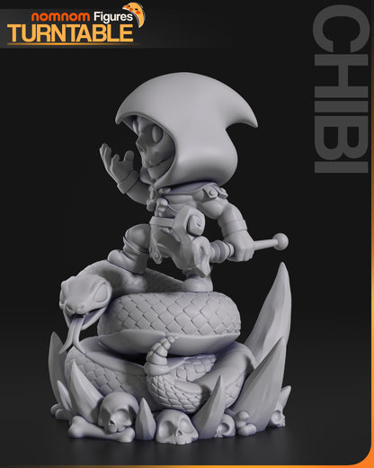 Figura de Resina Chibi - Skeletor - He-Man