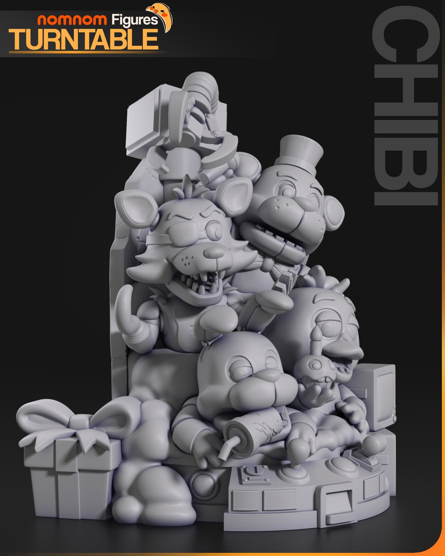 Figura de Resina Chibi - 5 Nights at Freddy's