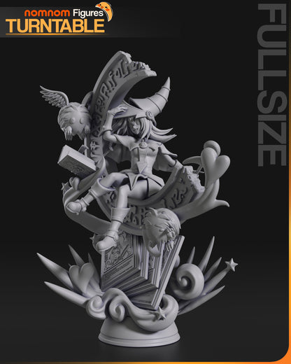 Figura de Resina - Maga Oscura - Yu-gi-oh!