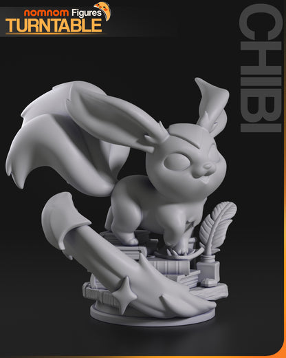 Figura chibi Carbuncle Final Fantasy XIV en resina, foto 5