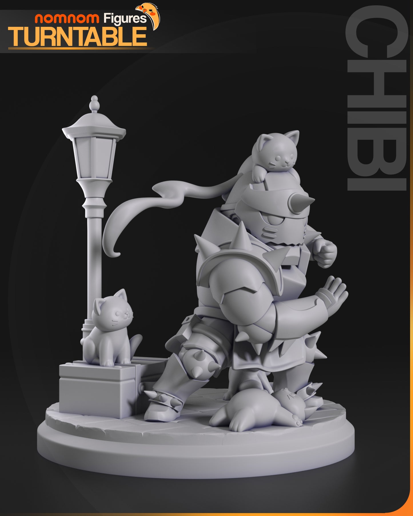 Figura de Resina Chibi - Alphonse Elric - Full Metal Alchemist